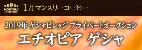1月マンスリーコーヒー〈エチオピア〉ゲイシャ