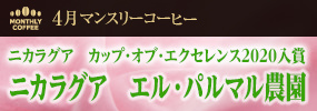 4月マンスリーコーヒー 〈ニカラグア〉エル・パルマル農園